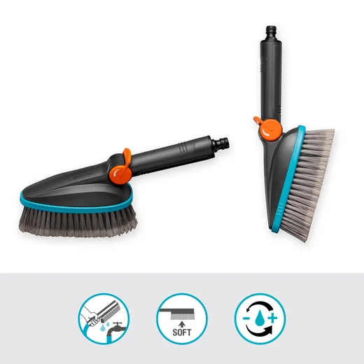 Käsikäyttöinen pesuharja M Cleansystem, pehmeä