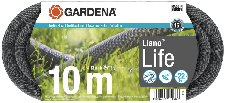 Textile Hose Liano™ Life 13 mm (1/2"), 10 m