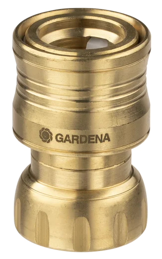 Brass Hose Connector w/ Water stop