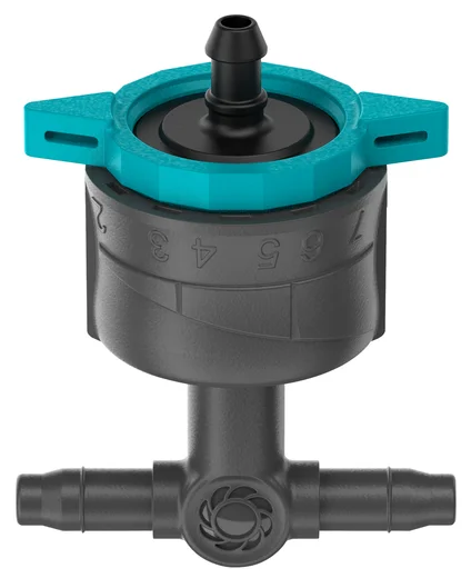 Goutteur en ligne réglable et régulateur de pression 1 - 8 l/h