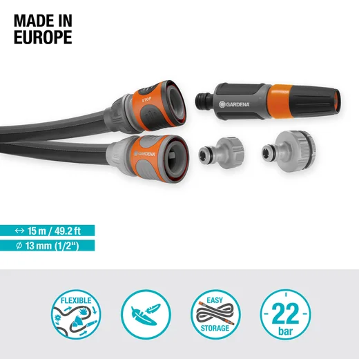 Textilschlauch Liano™ Life 15 m Set