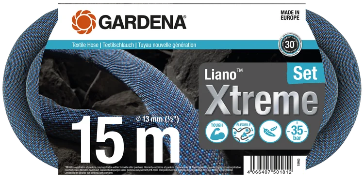 Textilschlauch Liano™ Xtreme 15 m Set
