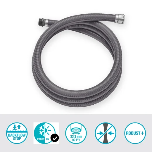 Tubo da 4 m 25 mm (1"), per estendere il set di aspirazione
