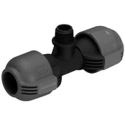 T-veida savienojums 25 mm x 1/2" - ārējā vītne T-veida savienojums 25 mm x 1/2" - ārējā vītne