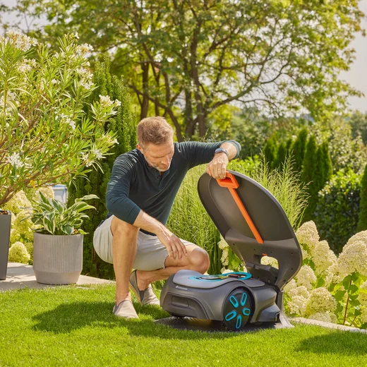 SILENO Robotic Mower Garage for SILENO pro / max / sense / free, robotic lawn mower