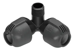 Leņķa savienojums 25 mm x 3/4" - ārējā vītne Leņķa savienojums 25 mm x 3/4" - ārējā vītne