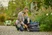 Faltbarer Gartenbehälter zum ergonomischen Einsammeln von Abfällen bis zu 127 l