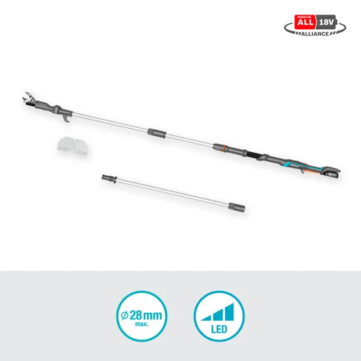 Akku-Teleskop-Baumschere HighCut 360/18V P4A Ready-To-Use Set