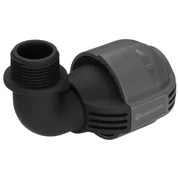 L-veida savienojums 25 mm x 3/4 "- ārējā vītne L-veida savienojums 25 mm x 3/4 "- ārējā vītne