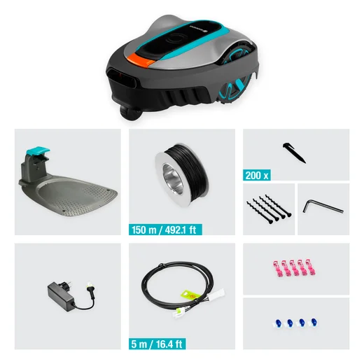 Robotic mower SILENO city, 250 m²