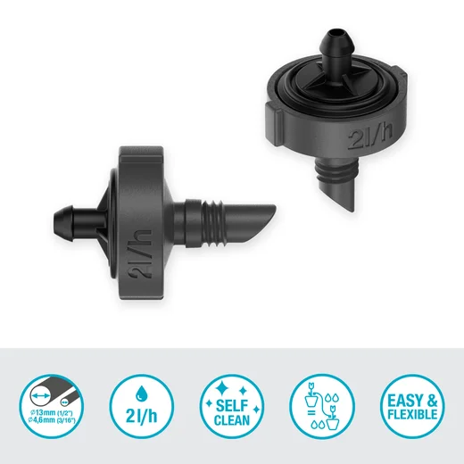 Endtropfer 2 l/h, druckregulierend