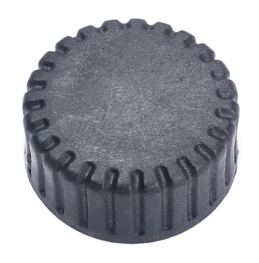 Bouchon filetée 1", noir