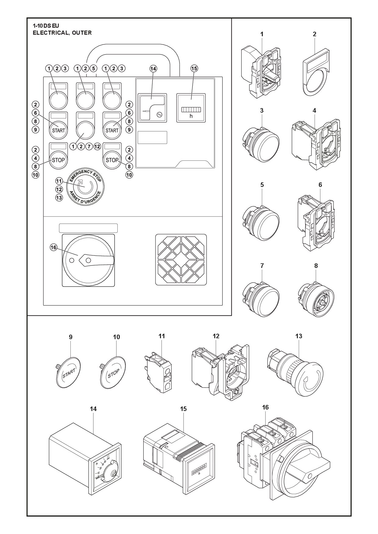 ELECTRICAL, OUTER diagram