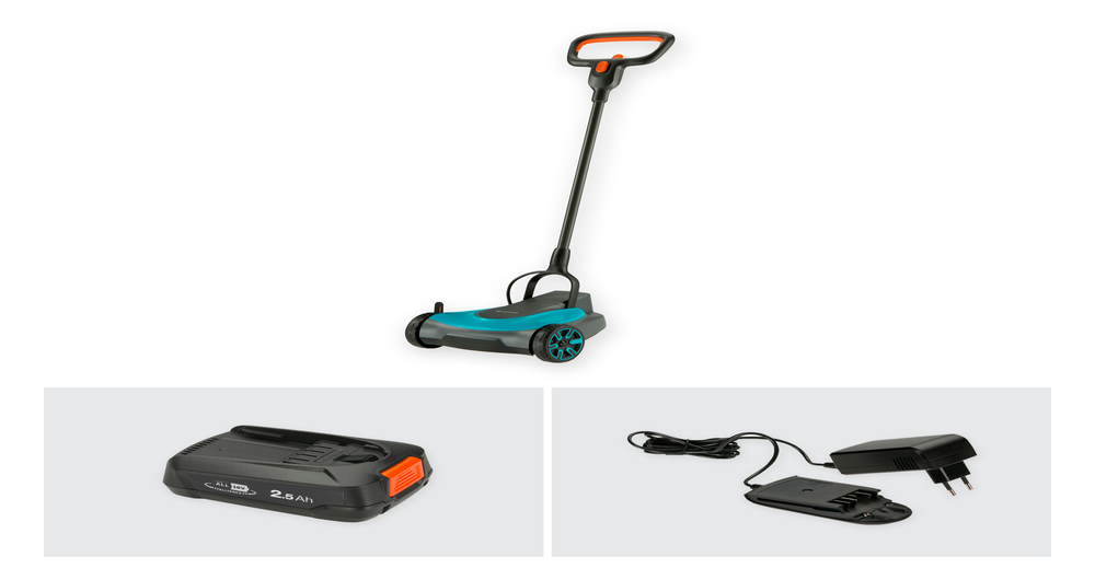 Battery Lawnmower HandyMower 22/18V P4A Ready-To-Use Set