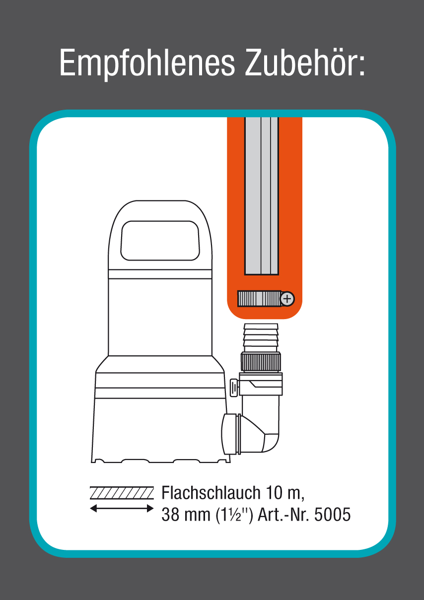 Klarwasser-Tauchpumpe 17000 Aquasensor