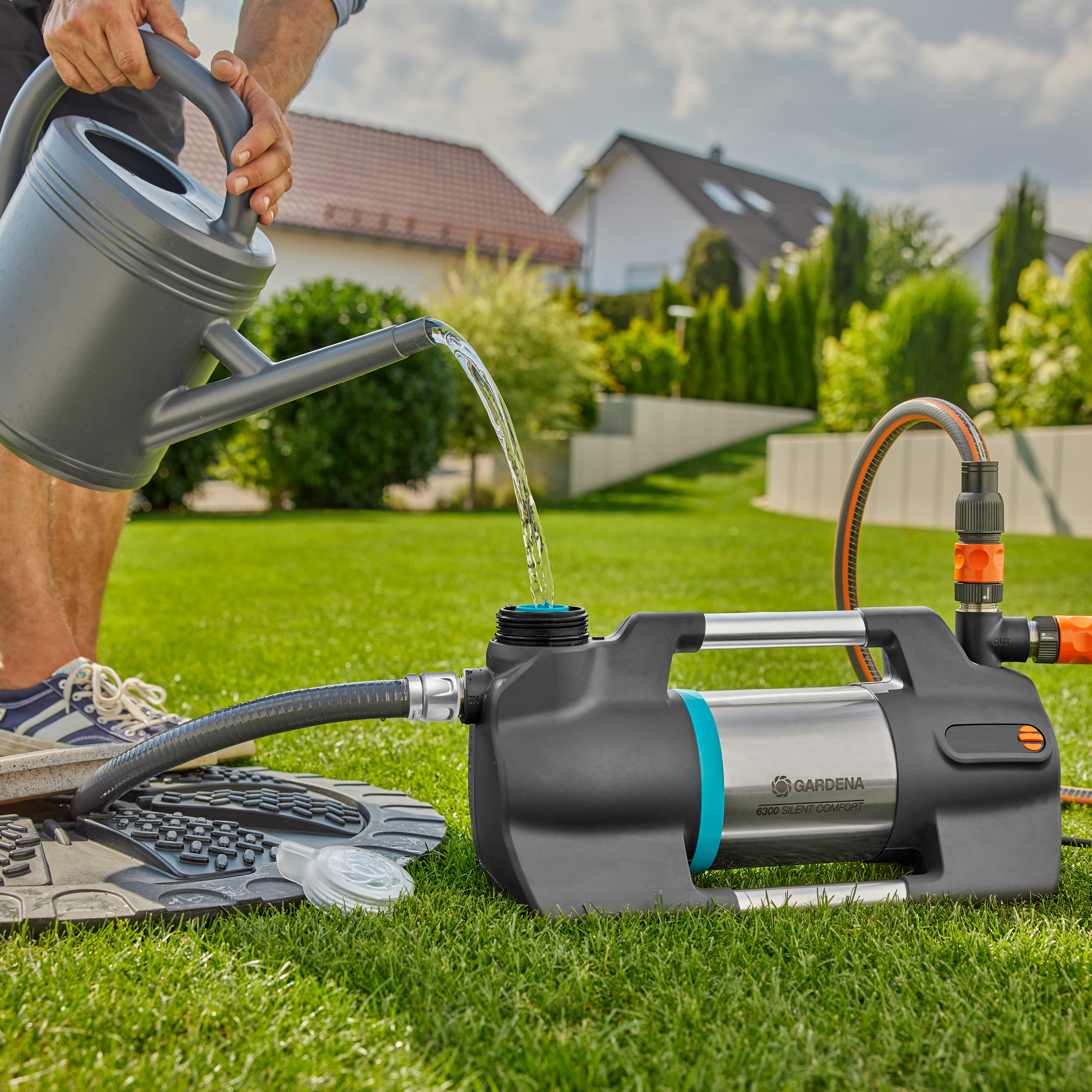 Sacia s&uacute;prava so sacou hadicou 4 m