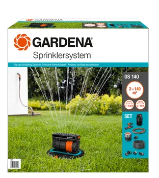 Kit arroseur oscillant escamotable OS140 GARDENA Surface 140m² Portée 15m max Arrosage rectangulaire - vue 10
