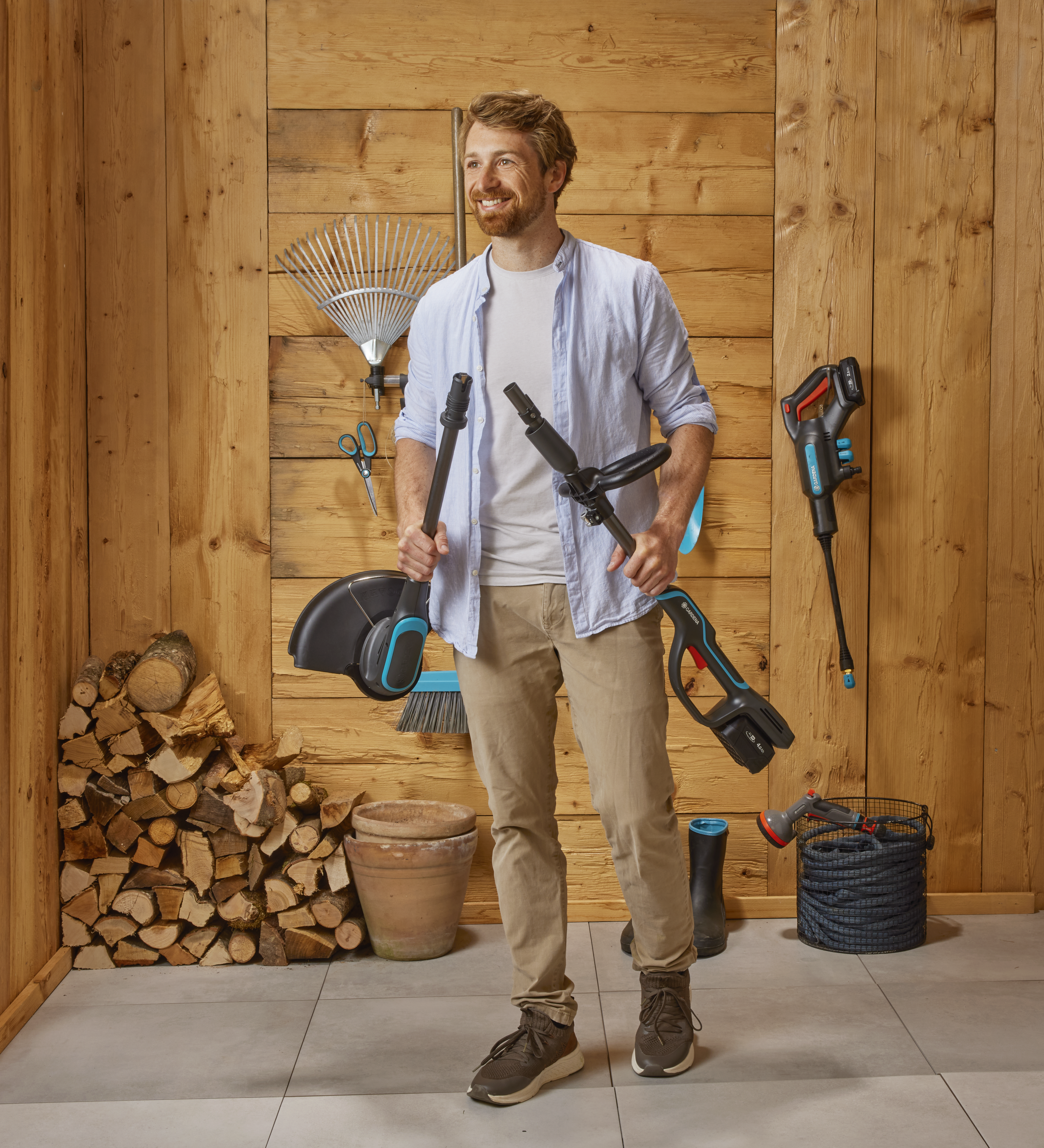 Krachtige grastrimmer PowerTrim 30 18V Solo Unit