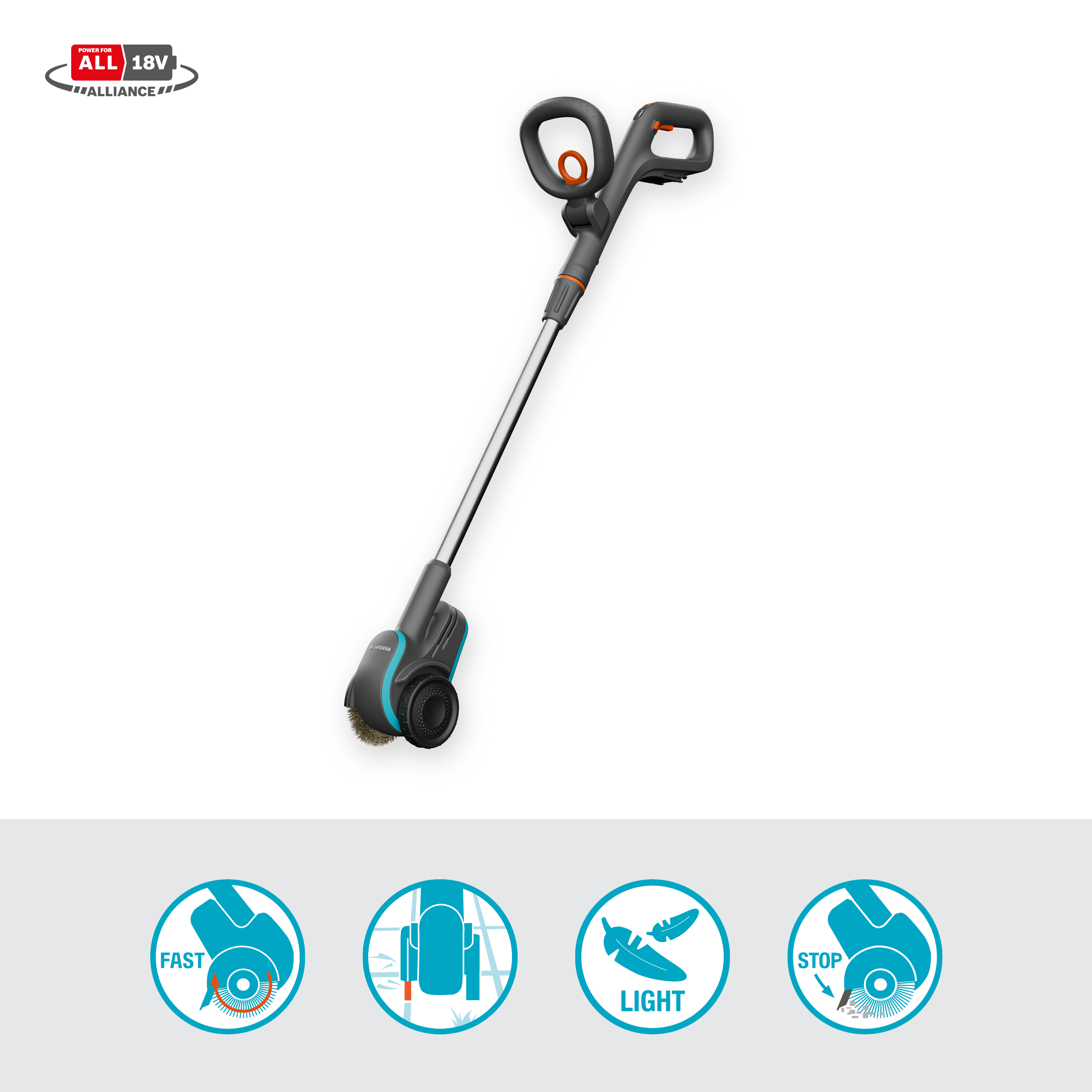 Akumuliatorinis trinkelių tarpų &scaron;epetys, solo