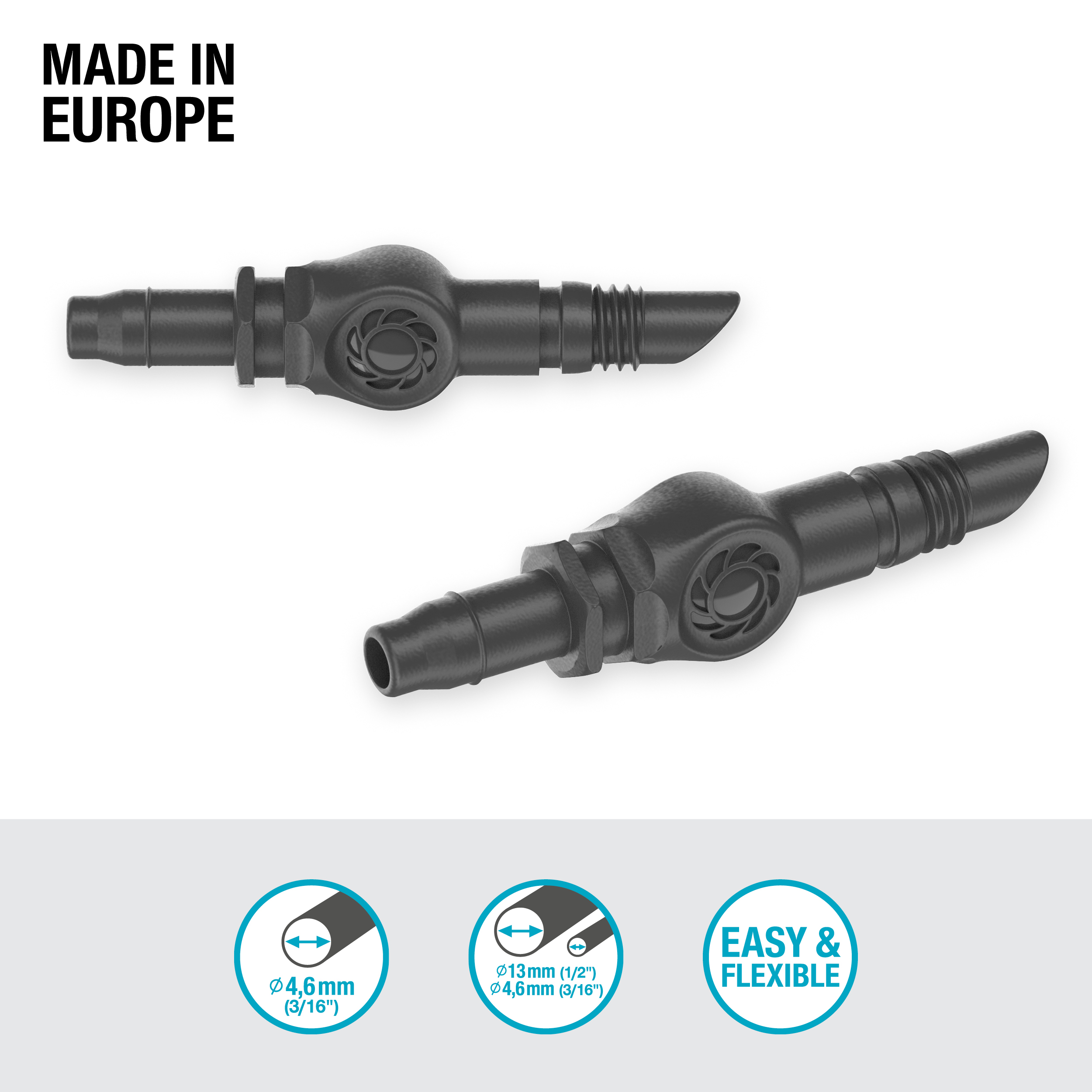 Connector 4.6 mm (3/16")