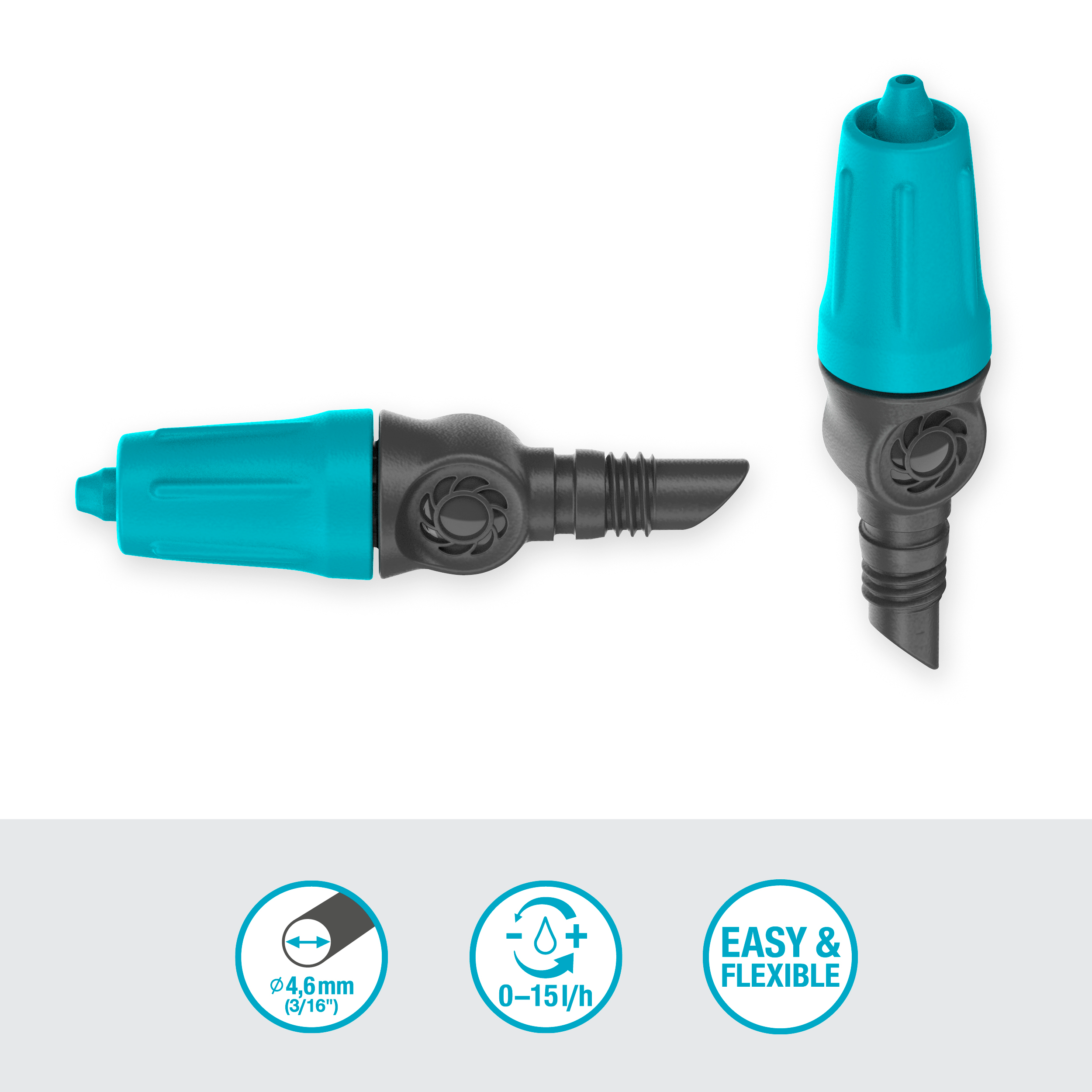 Verstelbare Einddruppelaar 0&ndash;15 l/u