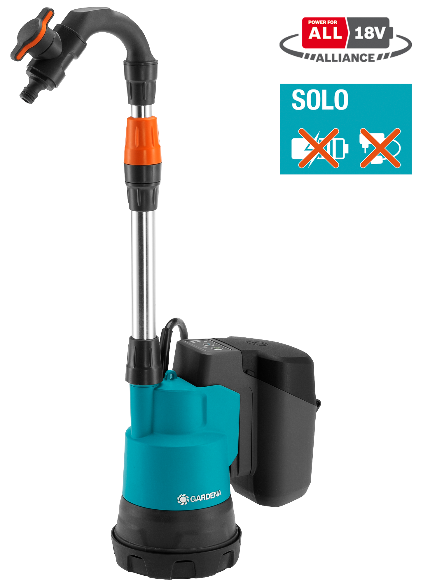 Akumul&aacute;torov&eacute; čerpadlo do suda 2000/2 18V P4A - bez akumul&aacute;tora