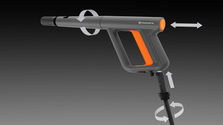 Pressure washer double swivels, quick connect and lock