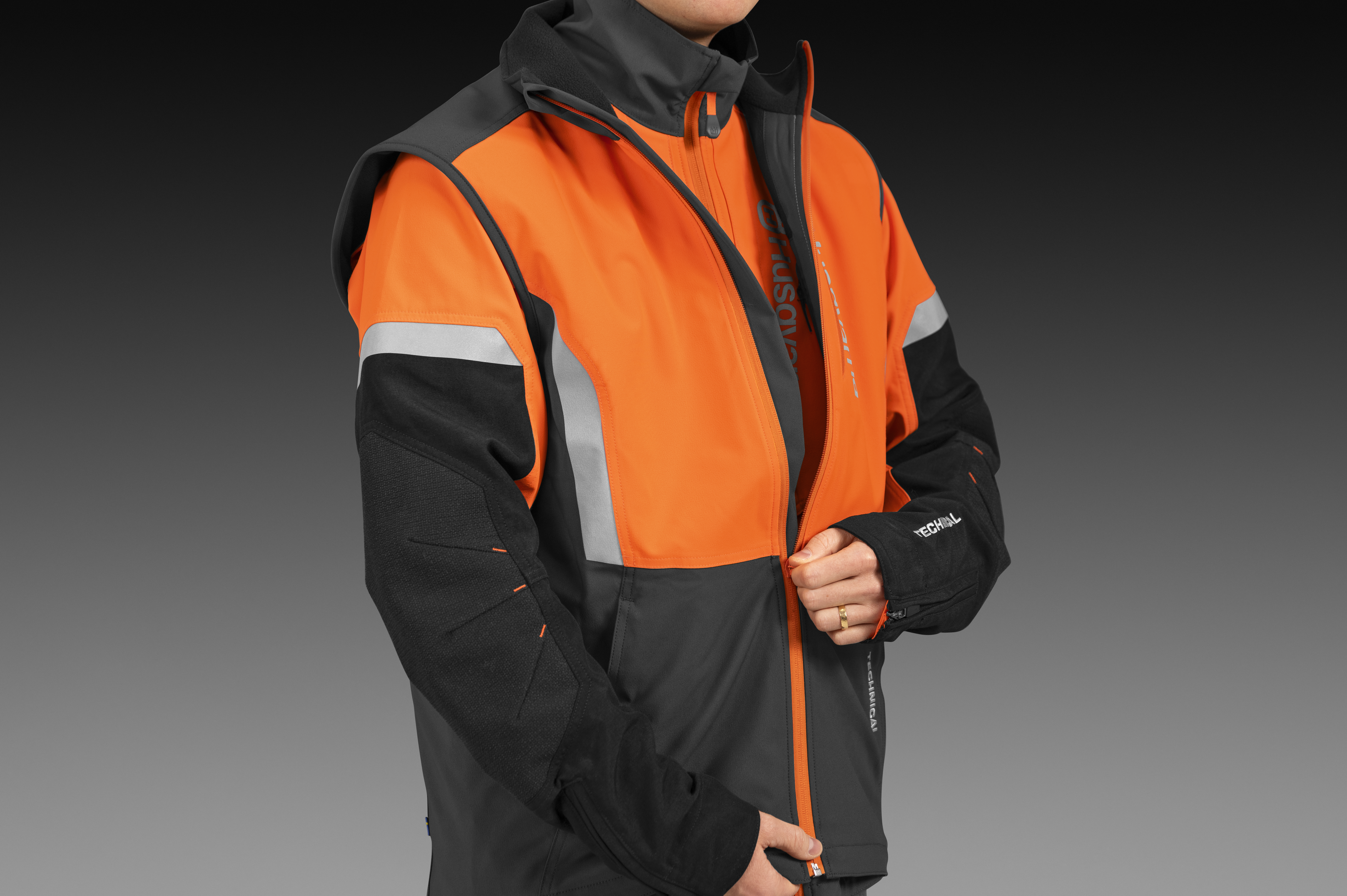 Past bij een bosbouwjack