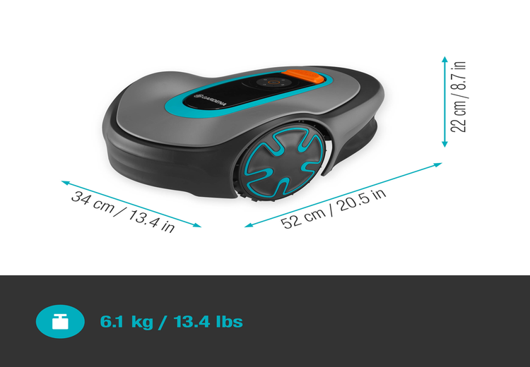 Robotic mower SILENO minimo, 250 m&sup2;