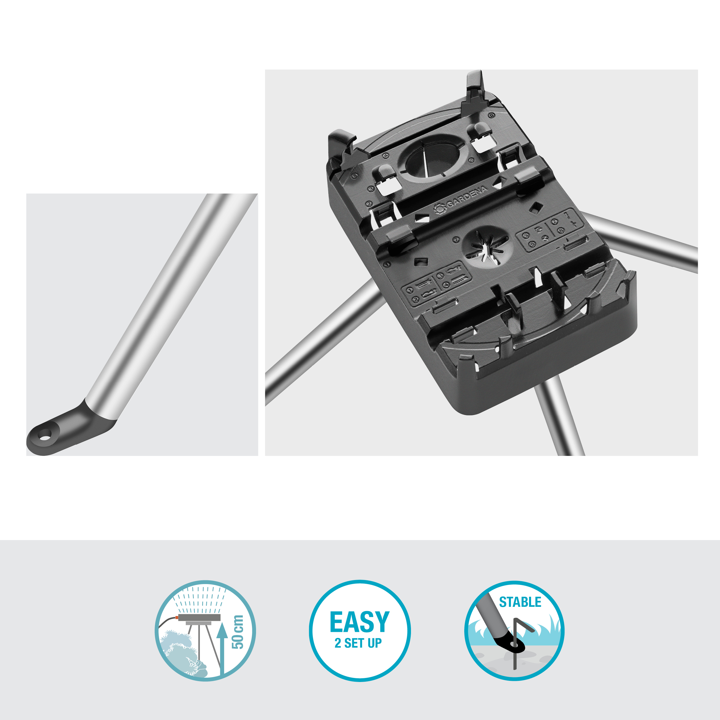 Vihmutite statiiv, 50 cm