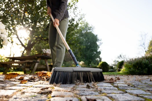 Balai de cantonnier PureLine 45 cm Manche bois FSC 100 % - vue 3