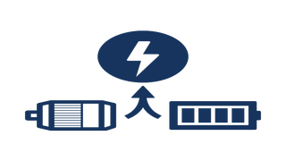 Synchronizovan&yacute; v&yacute;stup, symbol funkcie, akumul&aacute;torov&eacute; produkty s&eacute;rie 500