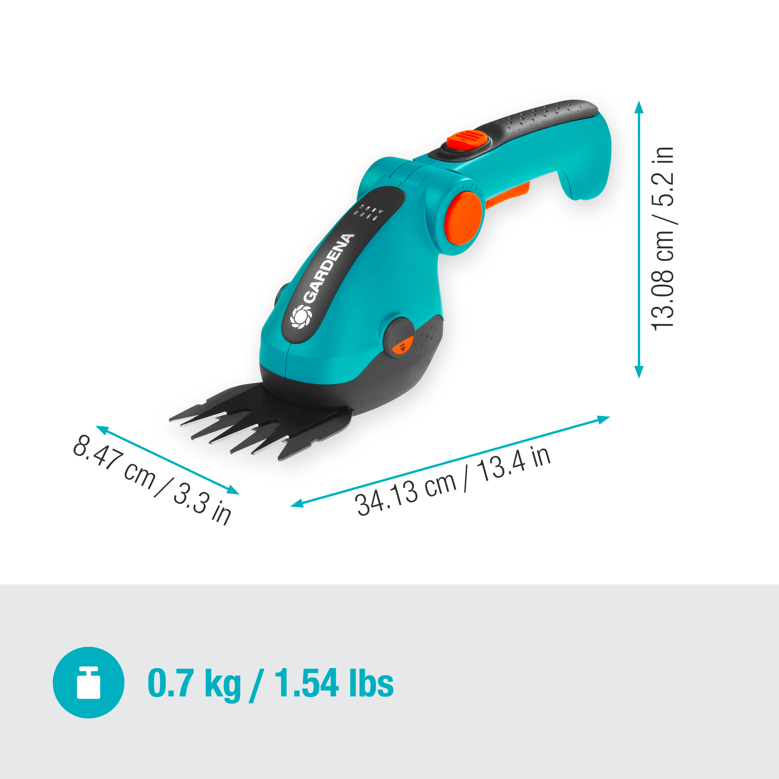 Akumuliatorinės žolės žirklės ComfortCut Li