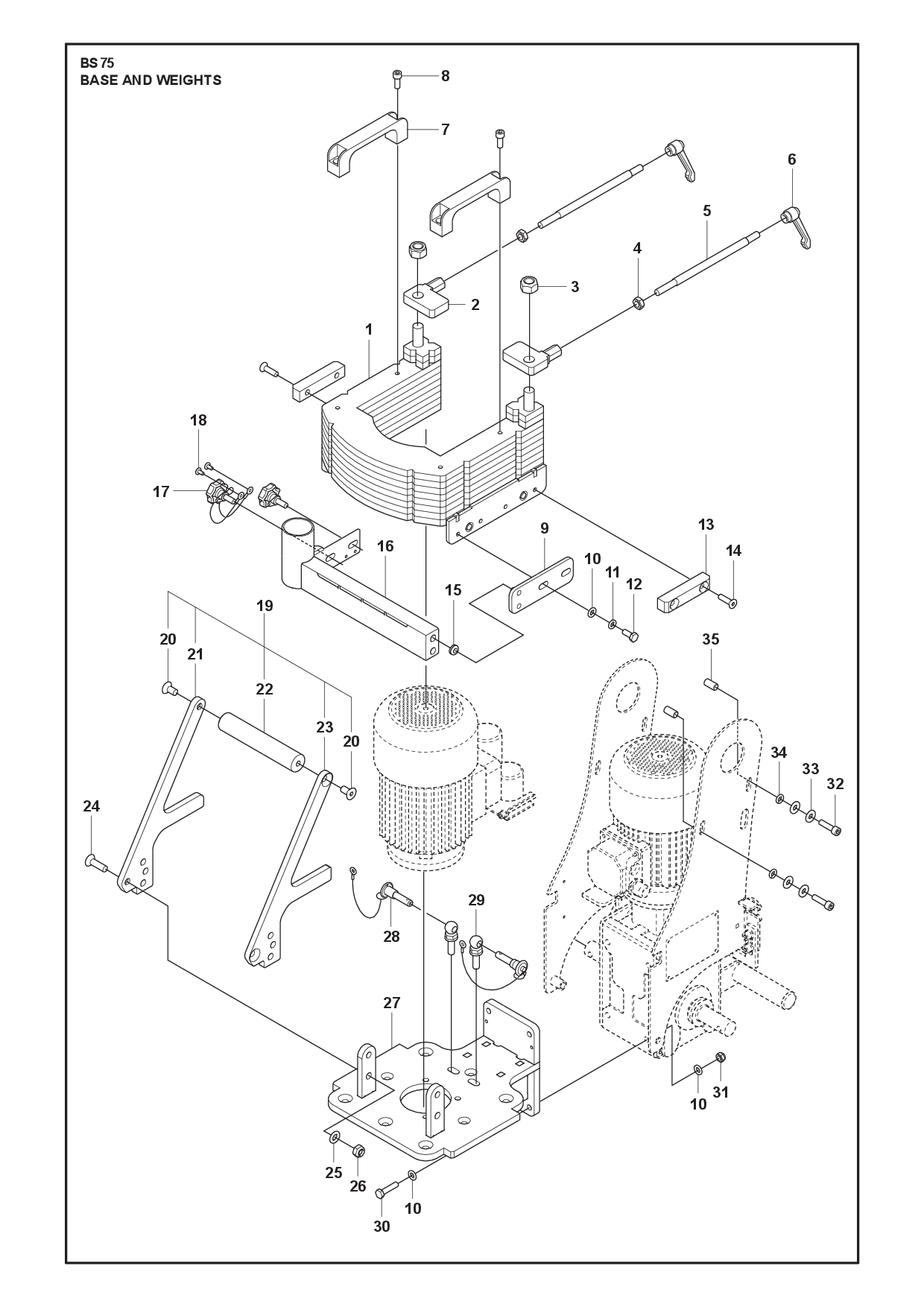 BASE ASSY diagram