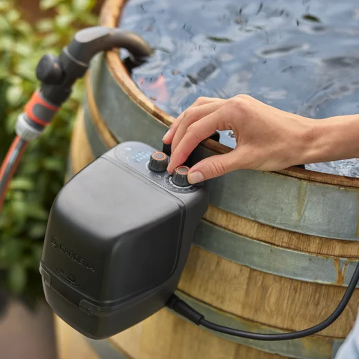 Akumulatorowa pompa do deszczówki 2600 Comfort 18V P4A – zestaw, Pompy