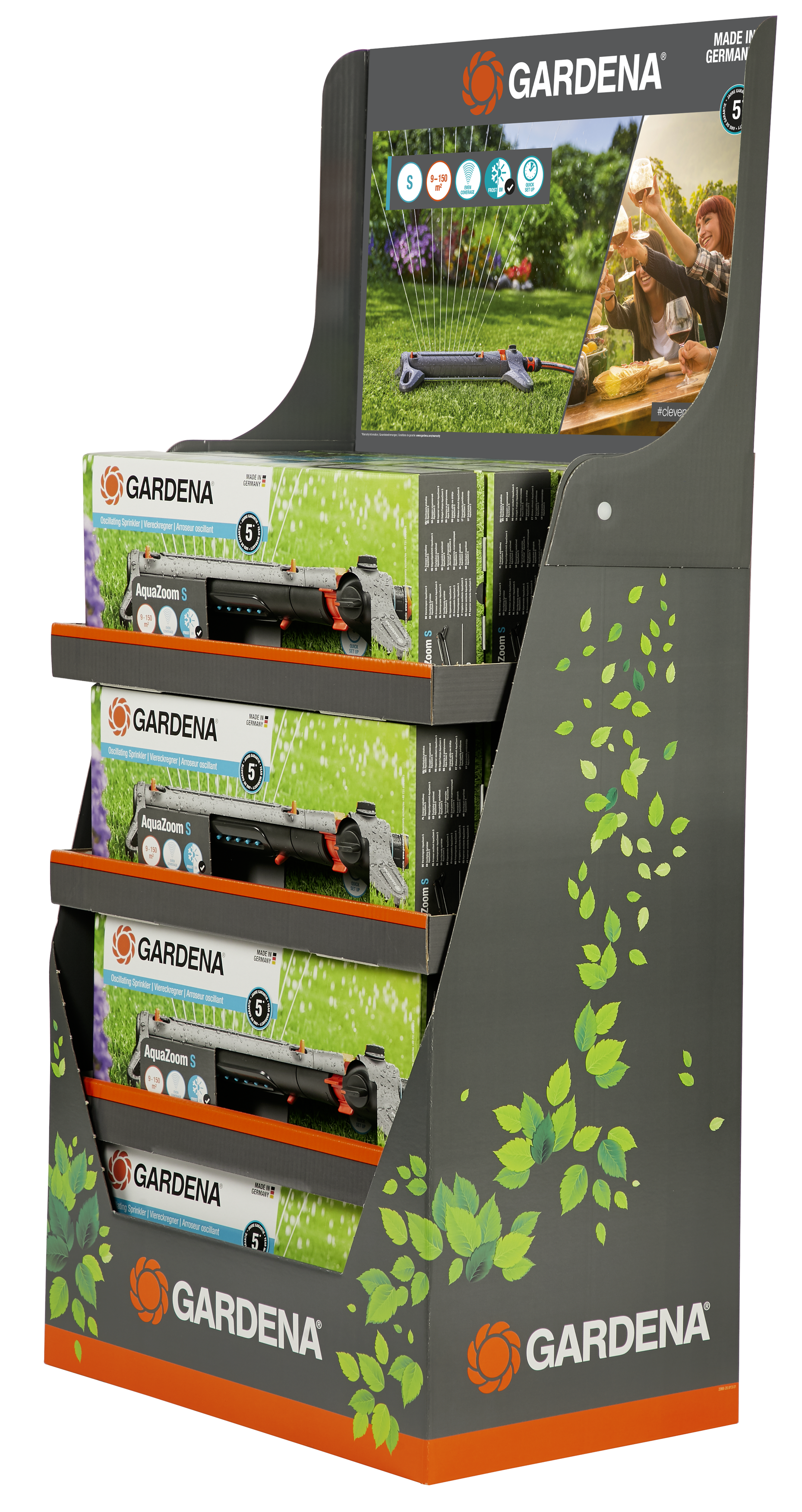 Oscillating Sprinkler AquaZoom S Display