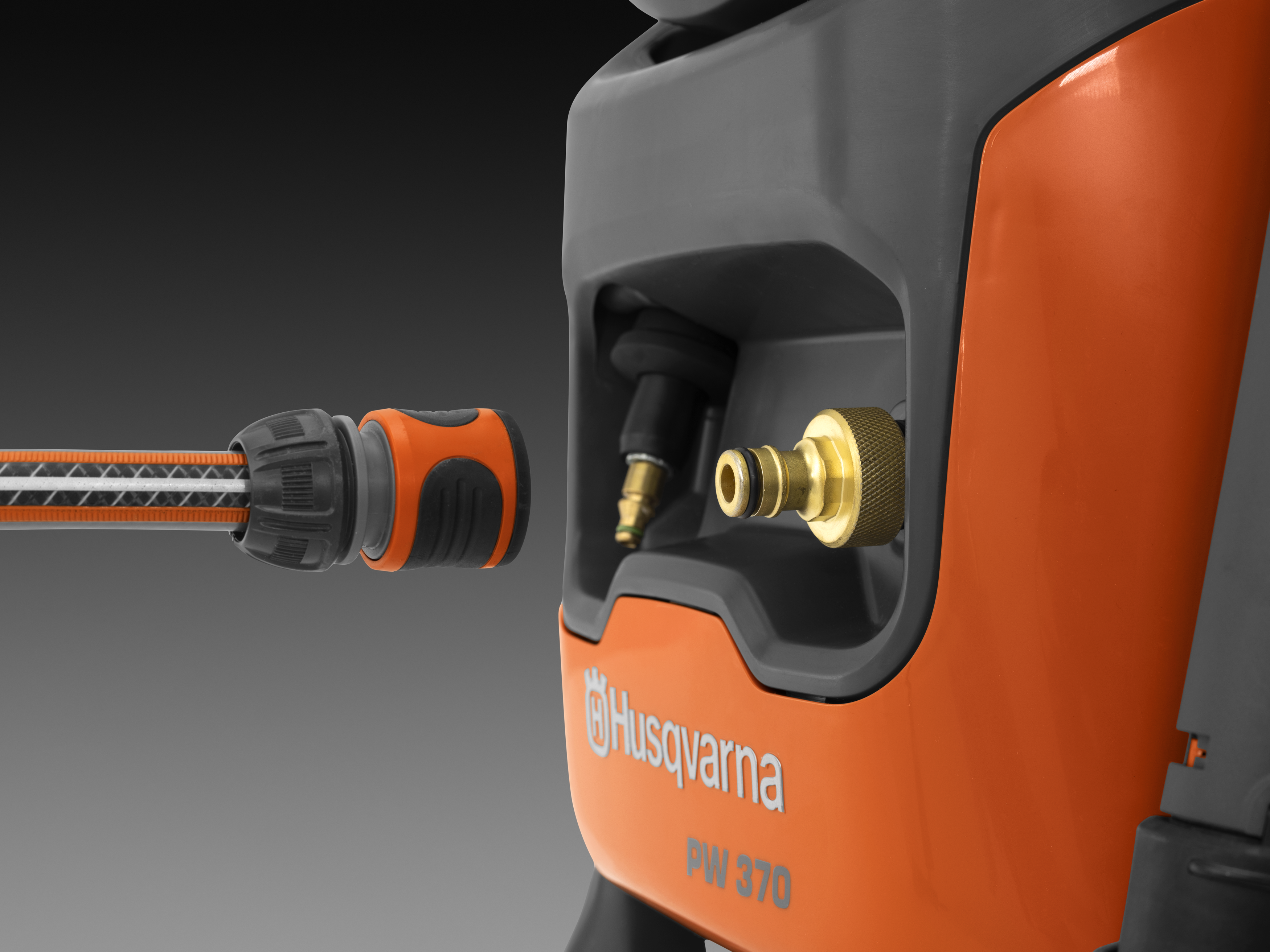 Snelslangkoppeling met messing koppeling