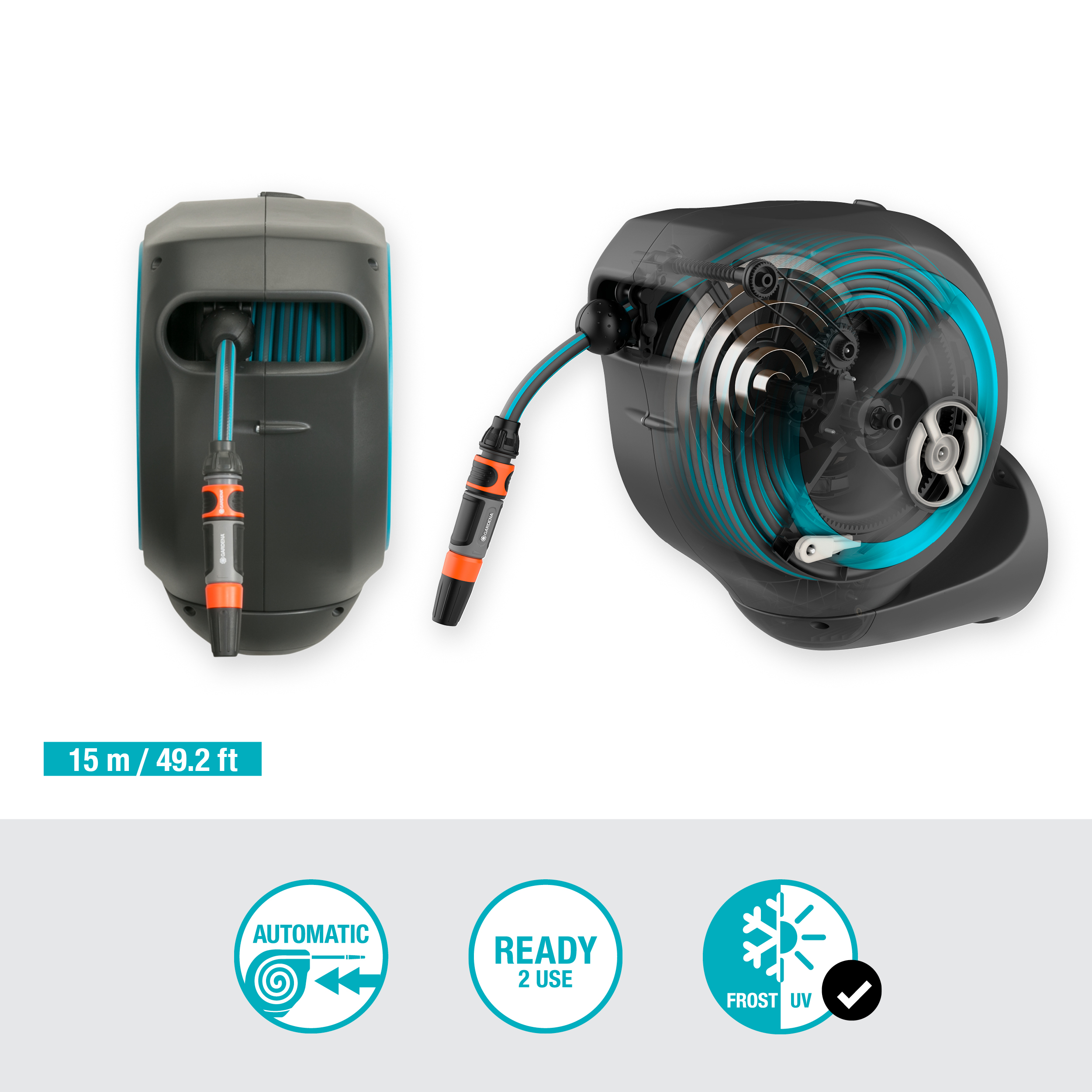 Настінна котушка для шланга RollUp S