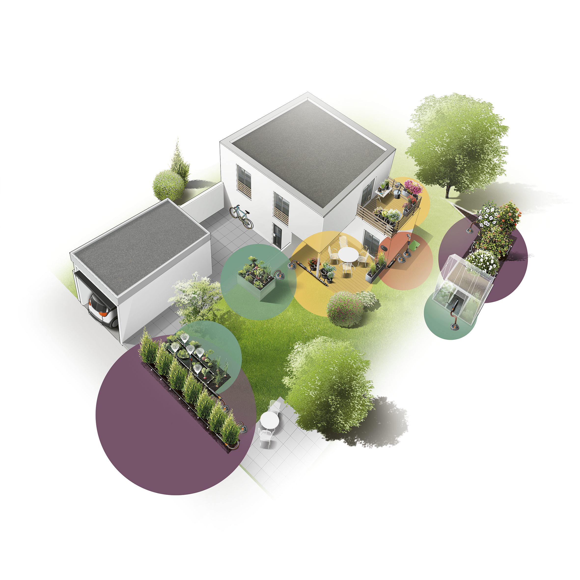 MDS Csepegtető cső n&ouml;v&eacute;nysorokhoz 25 m