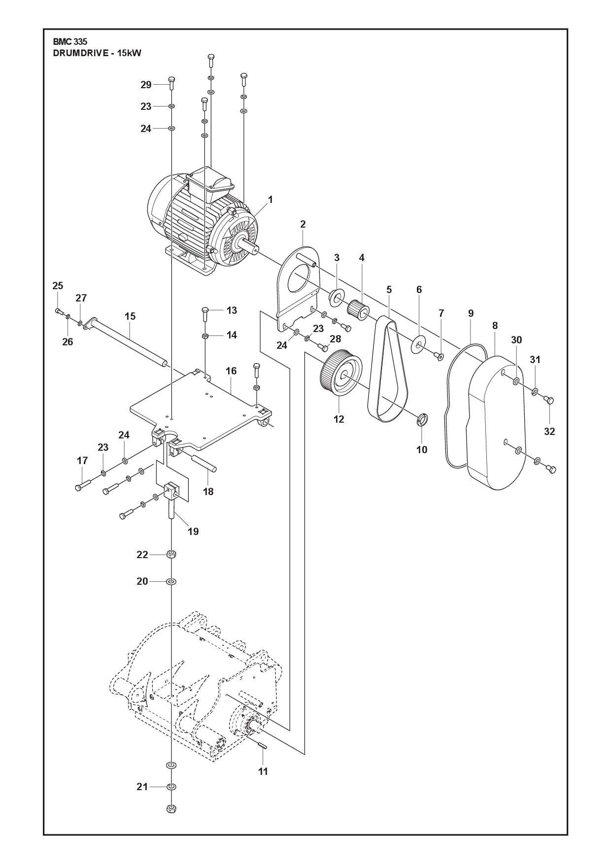 DRIVE UNIT diagram