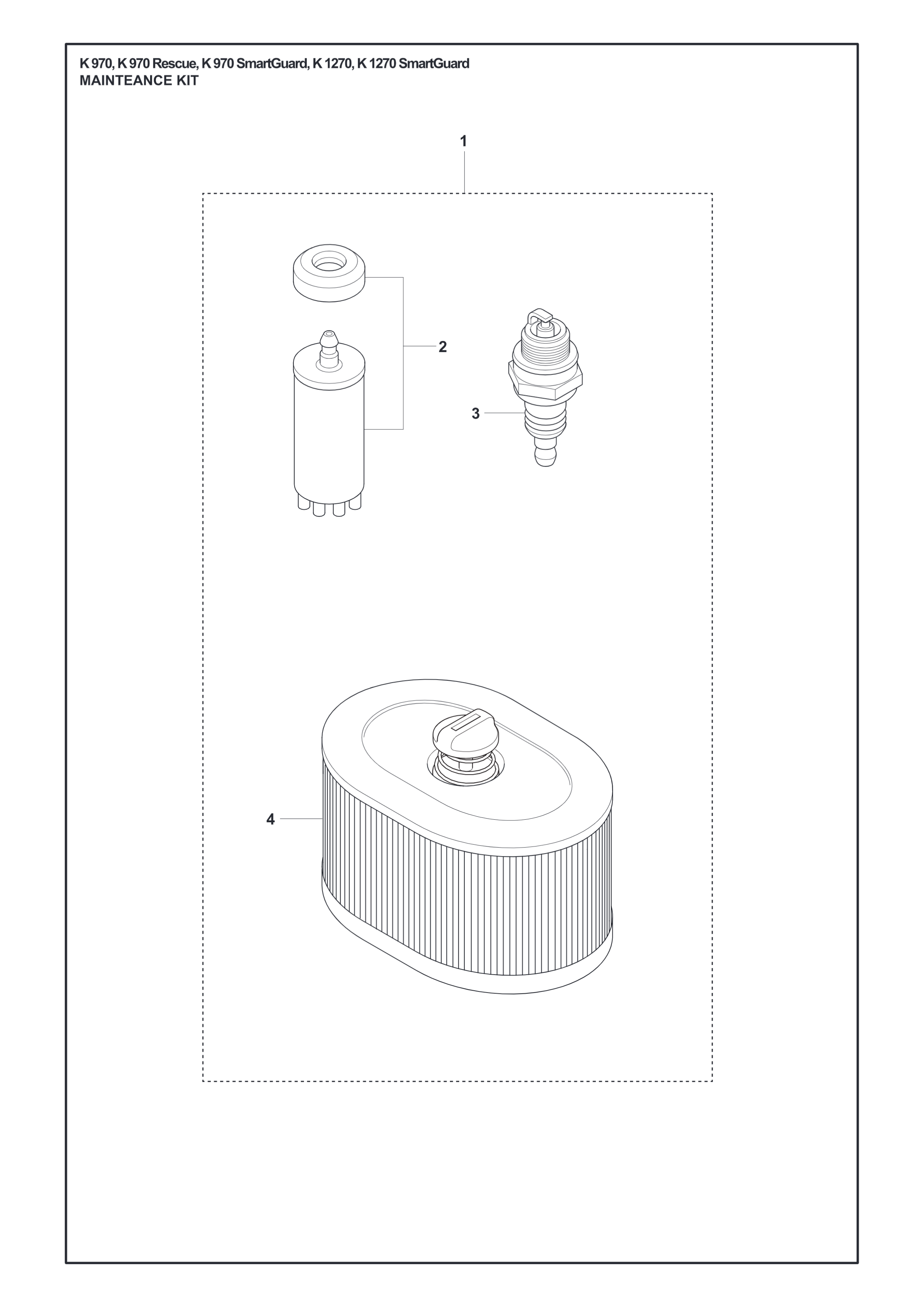 MAINTENANCE KIT diagram