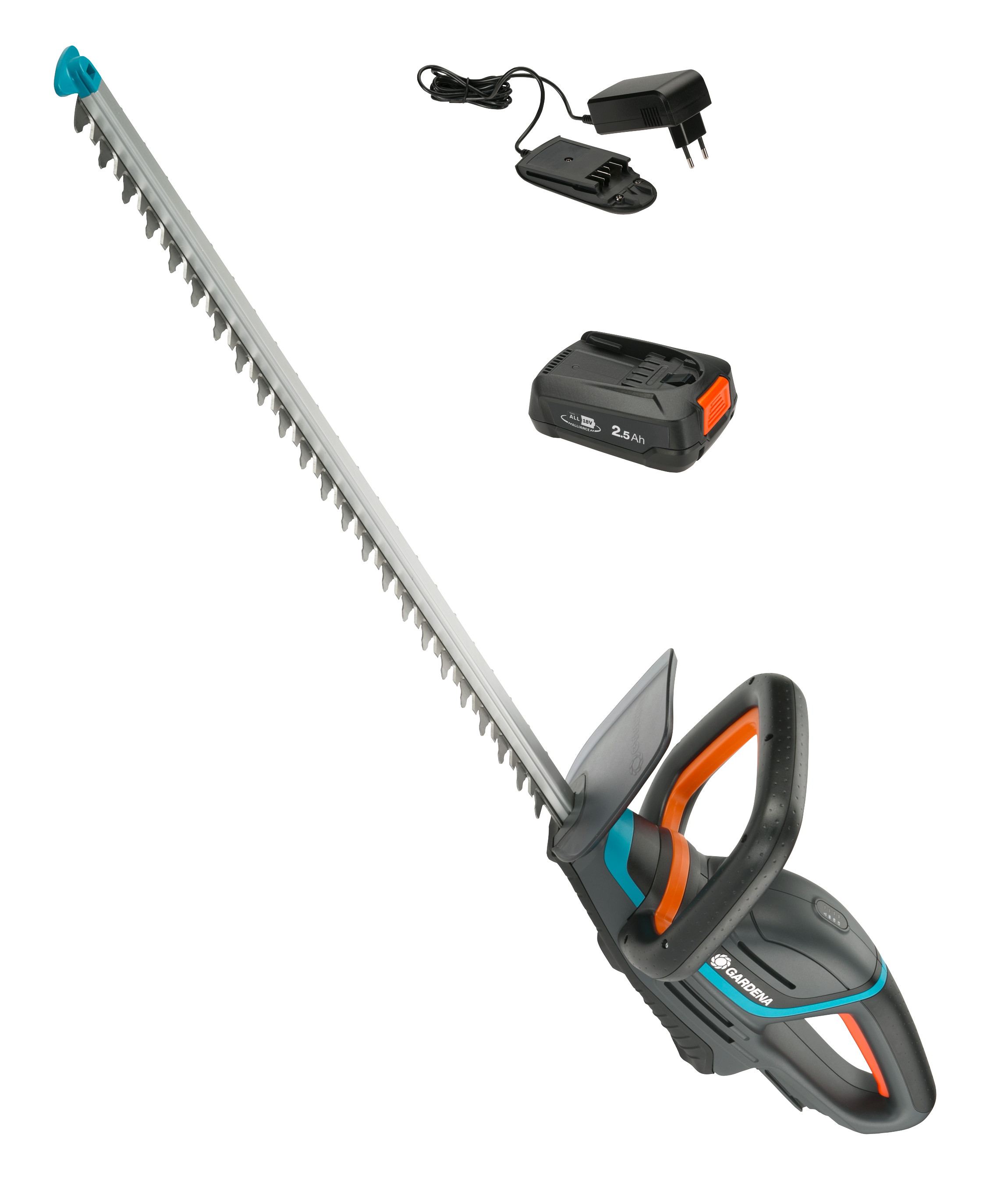 Tagliasiepi a batteria ComfortCut 60 18V P4A Set pronto all&rsquo;uso