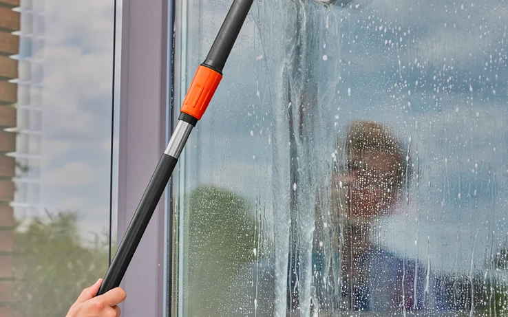 Window Cleaner Inside Outside Cleansystem Window Cleaner squeegee, washer, for outside windows | GARDENA