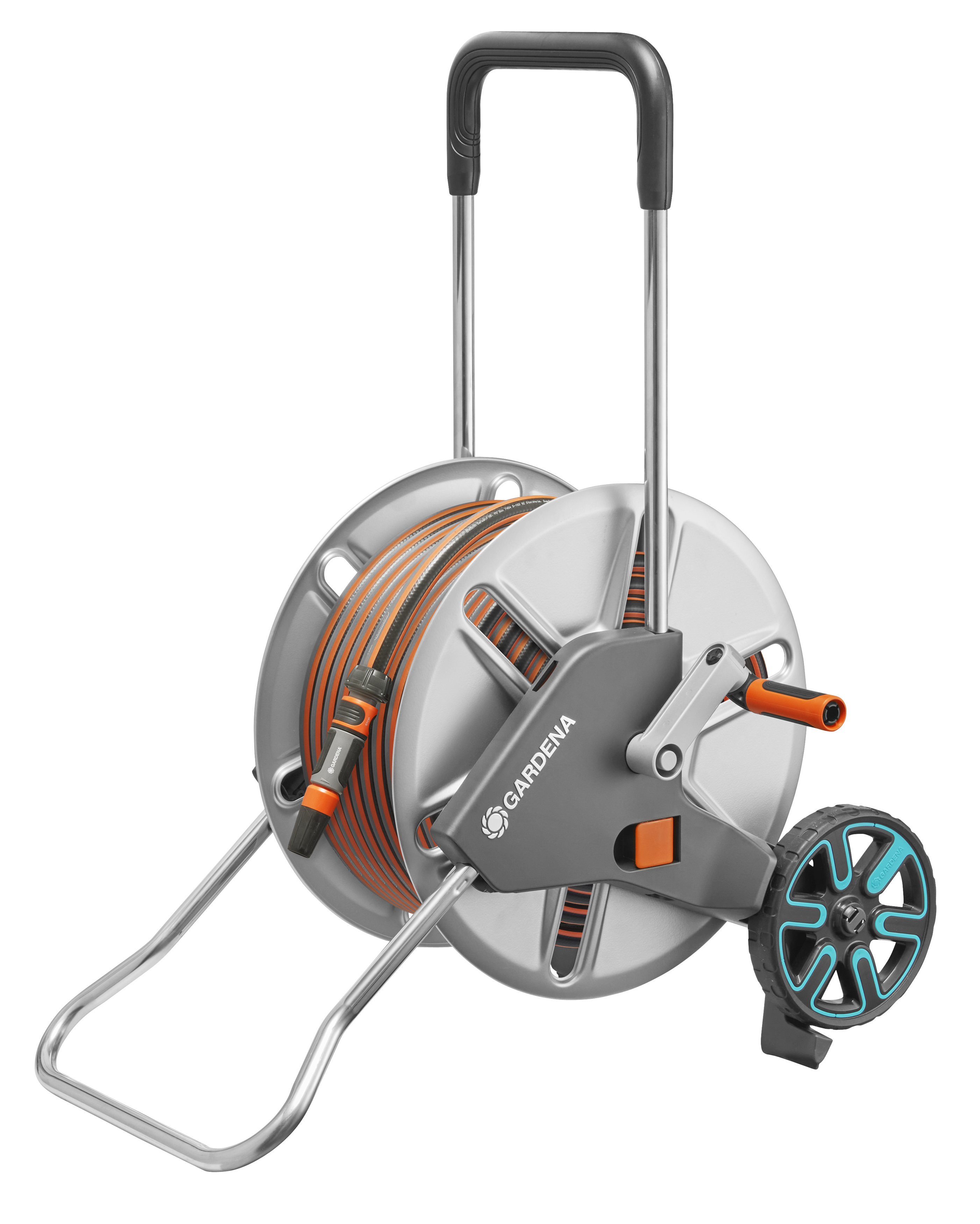 Kovov&yacute; voz&iacute;k na hadicu CleverRoll L - s&uacute;prava