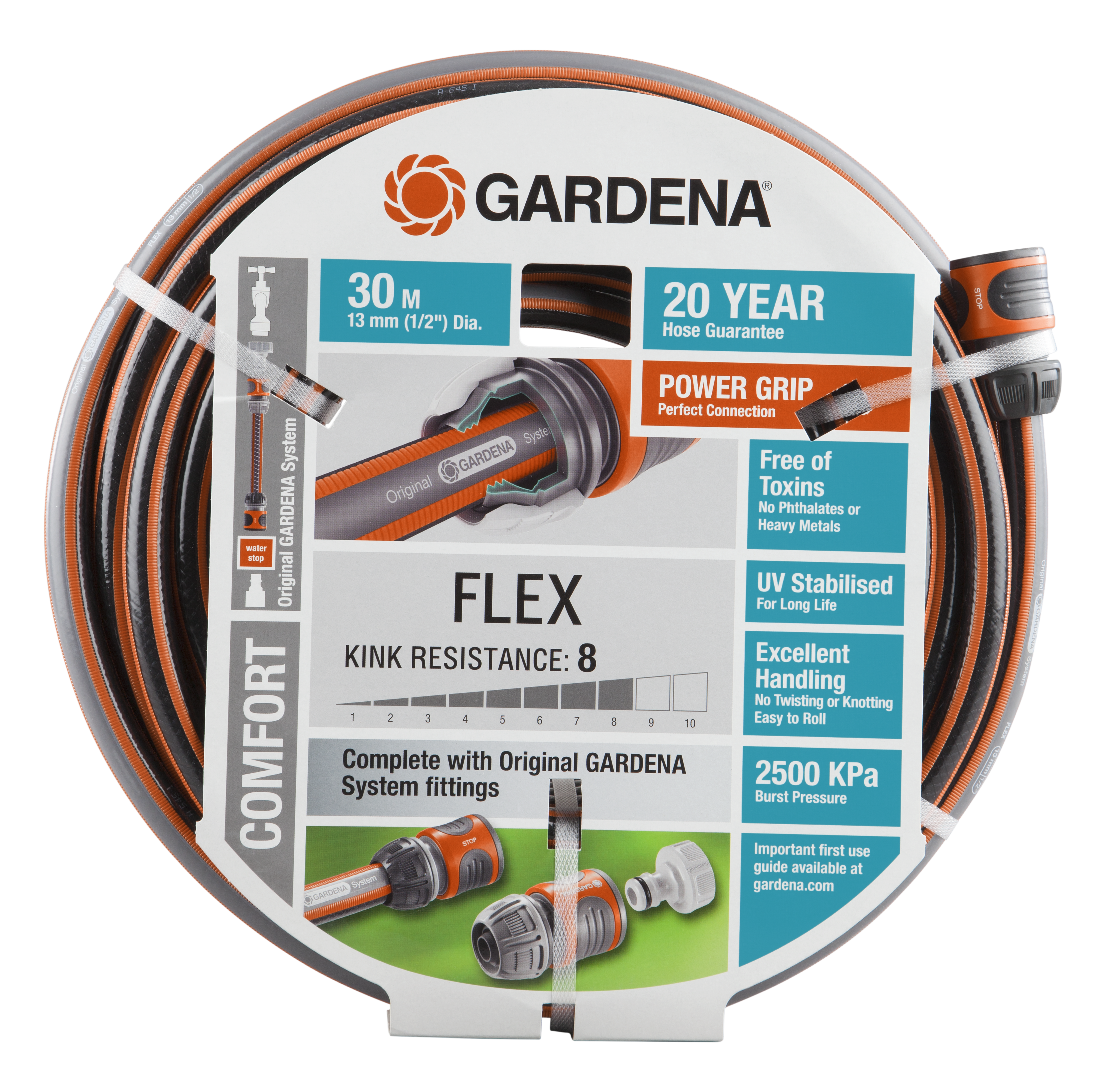 Comfort FLEX Hose 13 mm (1/2&quot;), 30 m Set