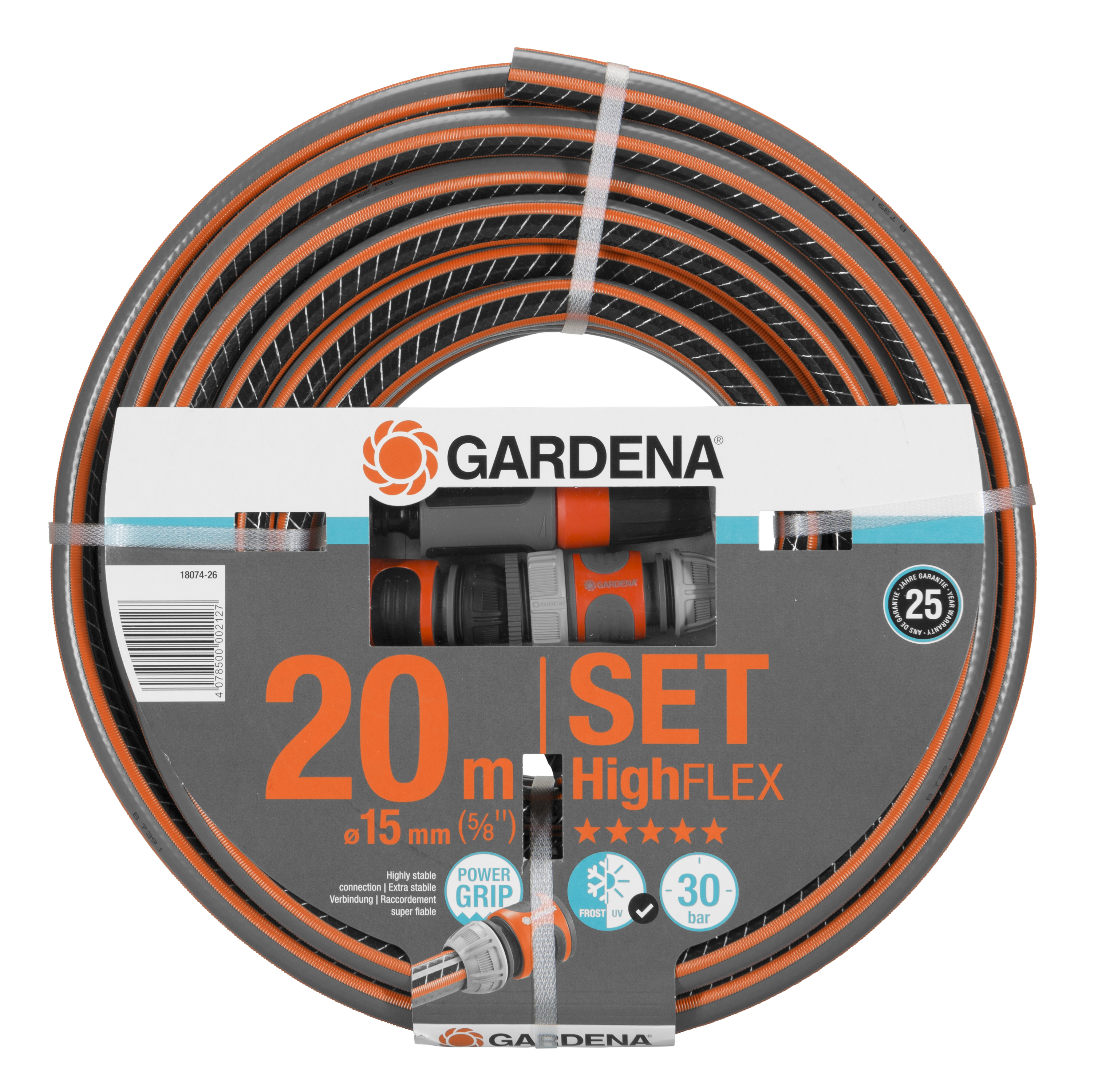 Tuyau d'arrosage Comfort HighFLEX 15 mm - GARDENA