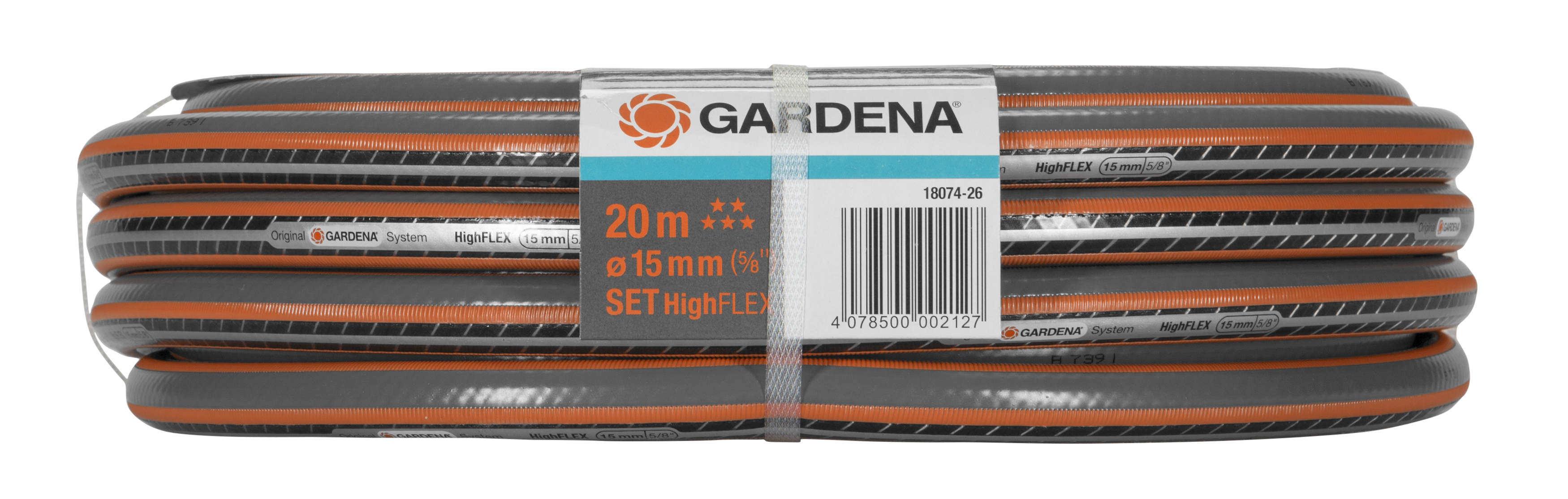 Tuyau d'arrosage Confort HighFLEX 15 mm + accesoires d'arrosage