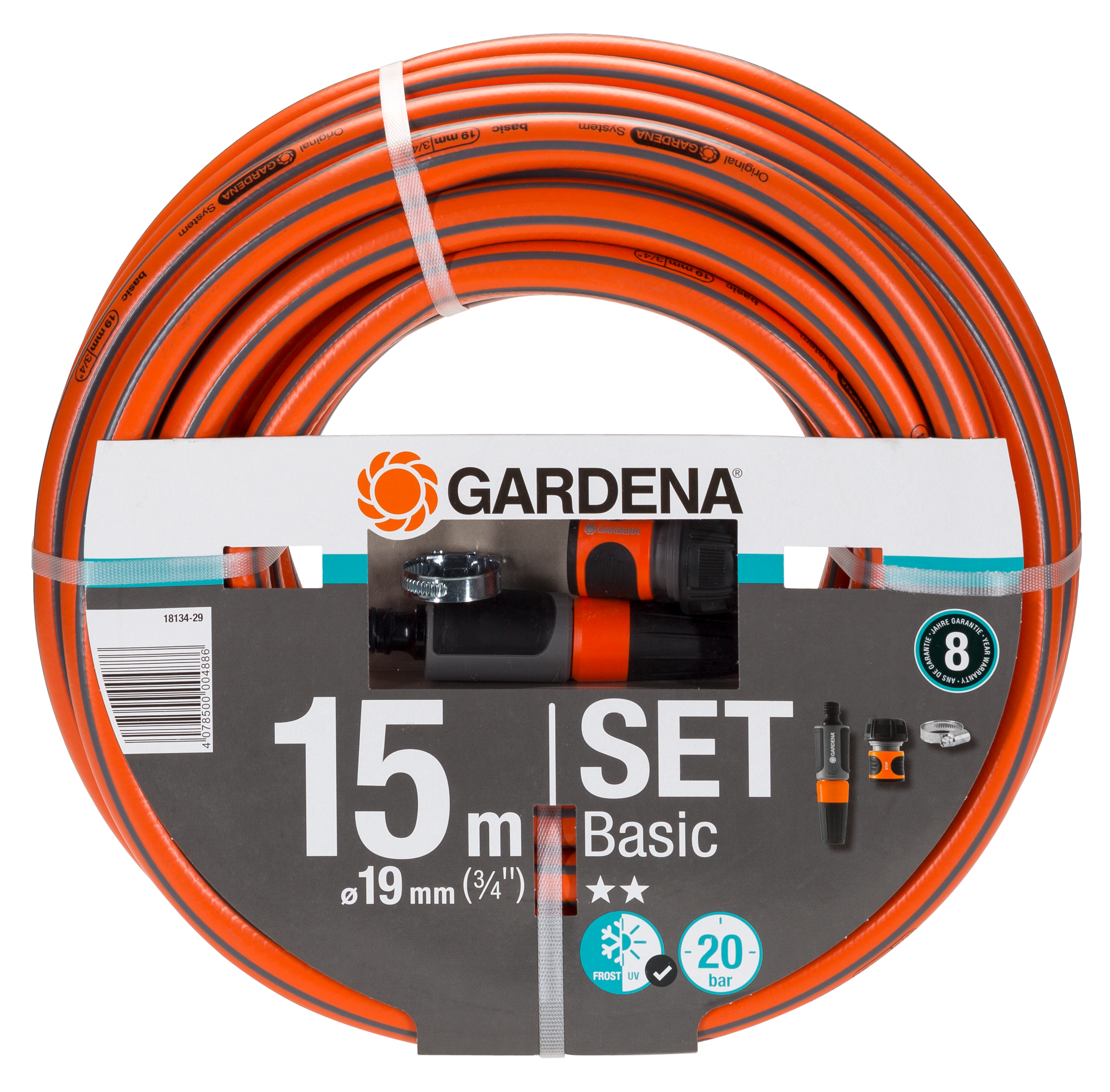 Шланг Basic д.19мм(3/4&quot;)15м + комплект для поливу