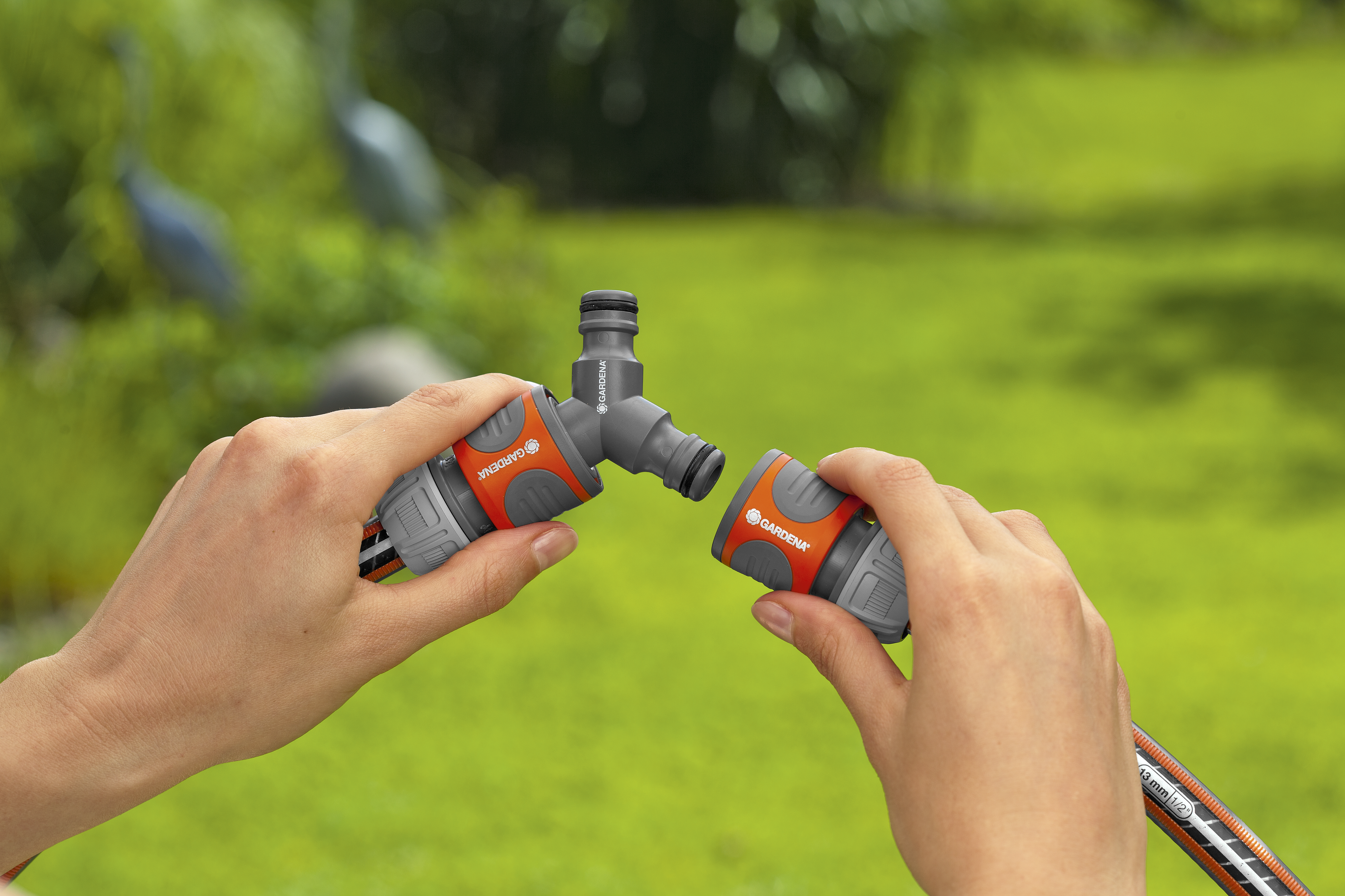 N&eacute;cessaire de d&eacute;rivation en Y pour arrosage 13 mm et 15 mm