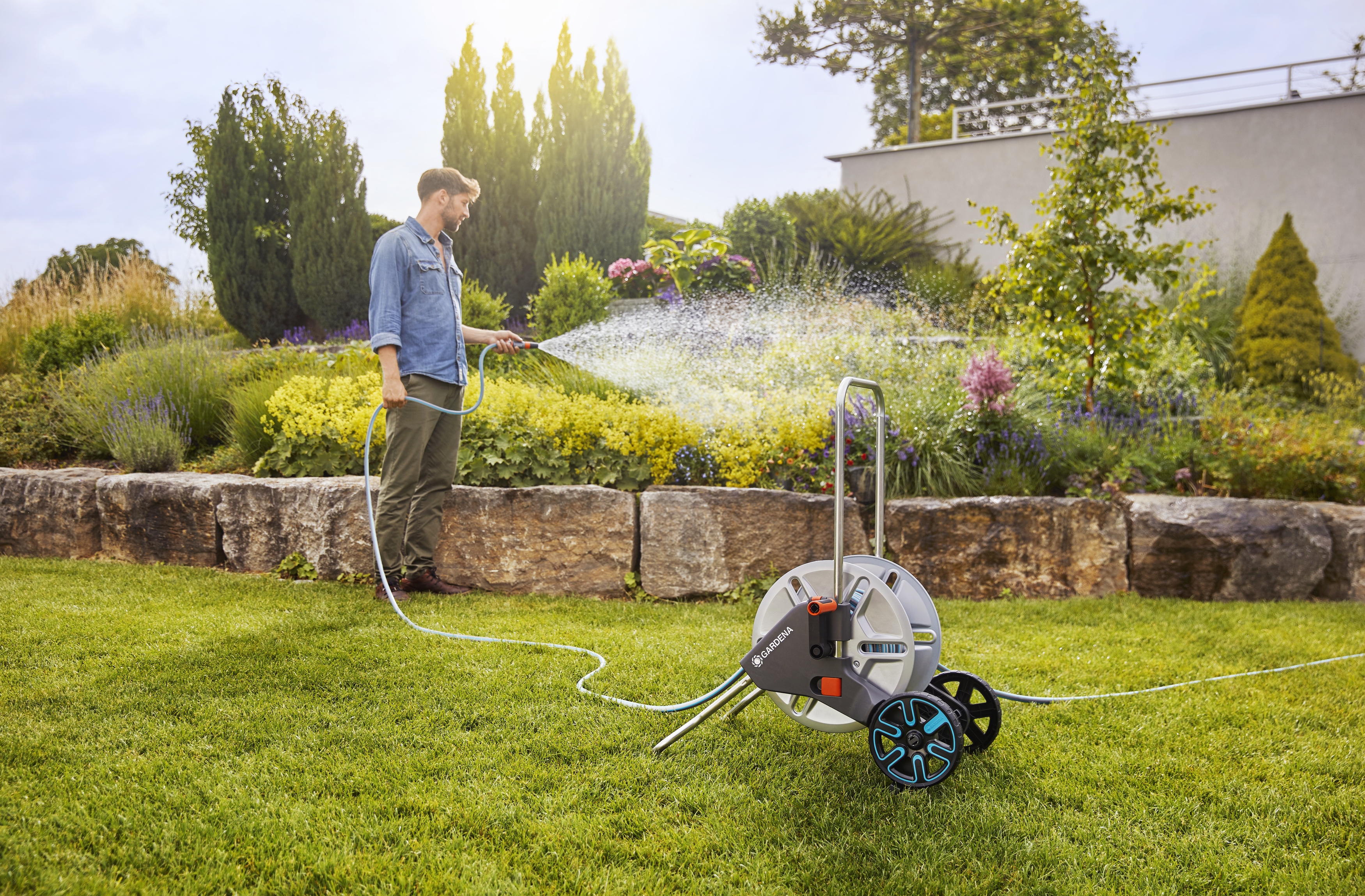 Hortum Arabası CleverRoll M Metal Set